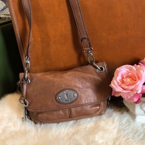 Fossils Leather crossbody